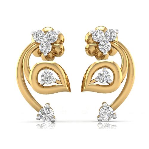 Diamond world earrings on sale price