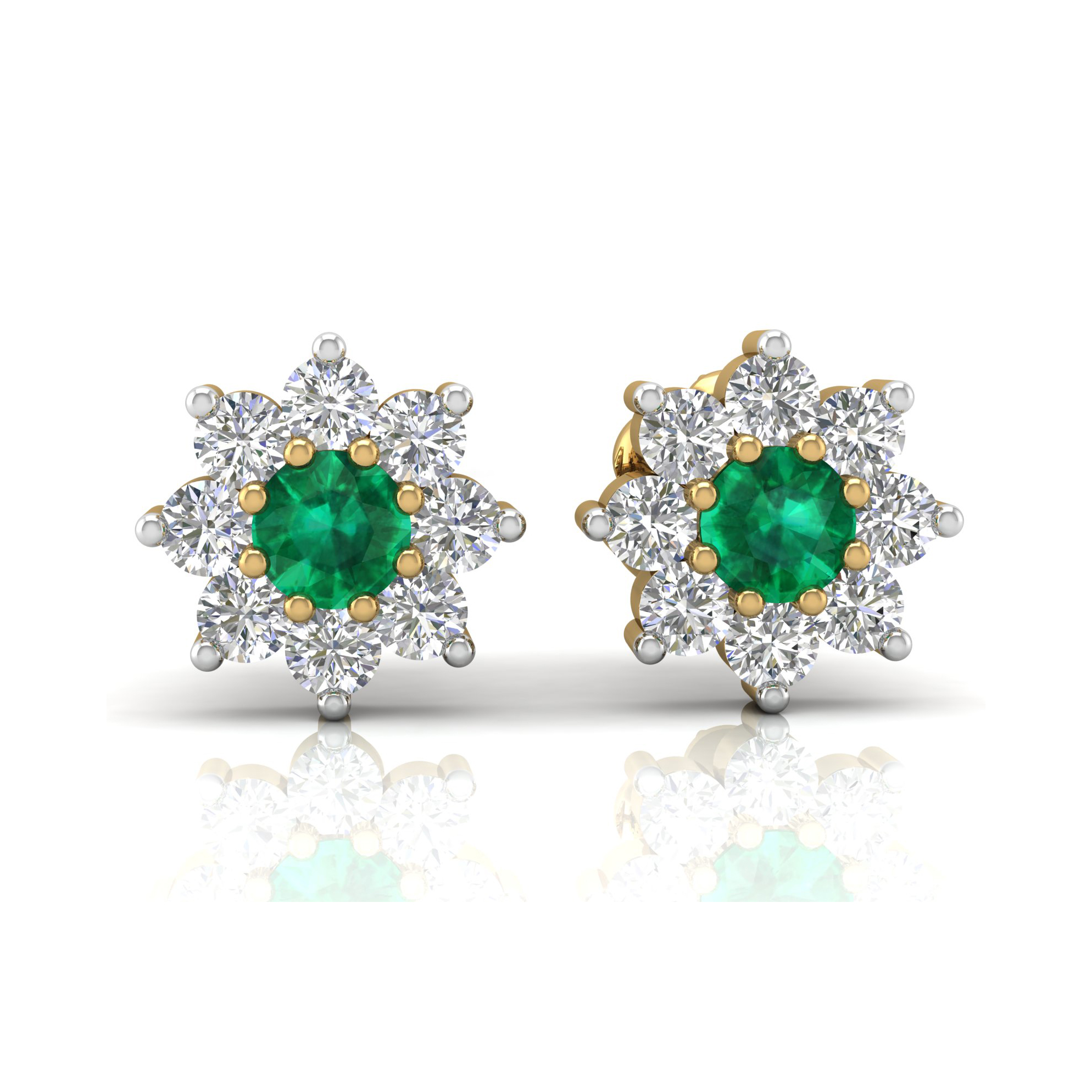 Colored diamond earrings outlet